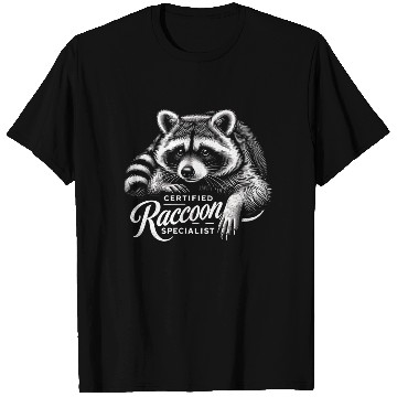 Discover Certified Raccoon Specialist T Shirts