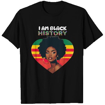 Discover I AM BLACK HISTORY T Shirts