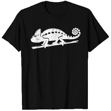 Discover Spotted Chameleon Runs Across A Branch T Shirts