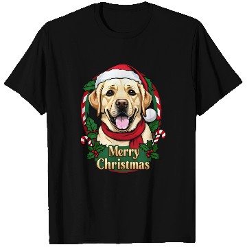 Discover Festive Labrador Christmas Design T Shirts
