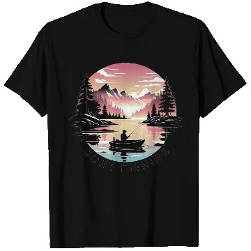Discover Gone fishing T Shirts