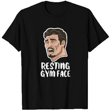 Discover Resting Gym Face T Shirts