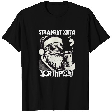 Discover straight outta northpole christmas santa claus T Shirts