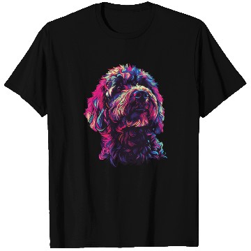 Discover Watercolor Colorful Labradoodle T Shirts