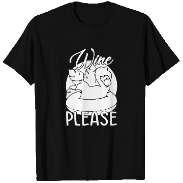 Discover Party Flamingo Wine please Funny Flamingo T Shirts