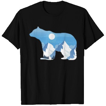 Discover BEAR MOON MOUNTAIN SNOW T Shirts