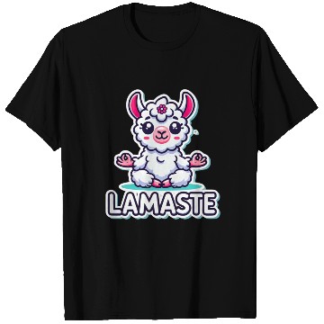Discover Charming Meditative Llama Yoga Design T Shirts