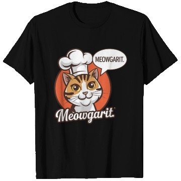 Discover Meowgarit the Chef T Shirts