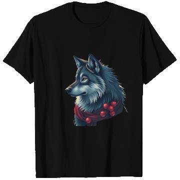 Discover Winter Wolf Holiday T Shirts