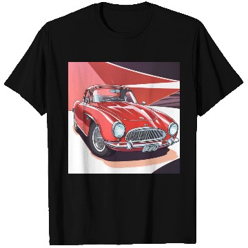 Discover Vintage Red Sports Car T Shirts