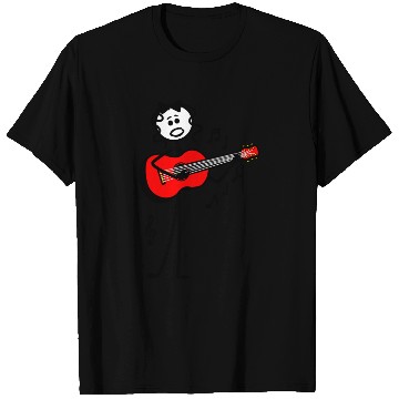 Discover Guitar girl red guitar singing T Shirts