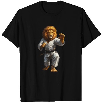 Discover Lion Karate Champion - Strength and Honor T Shirts