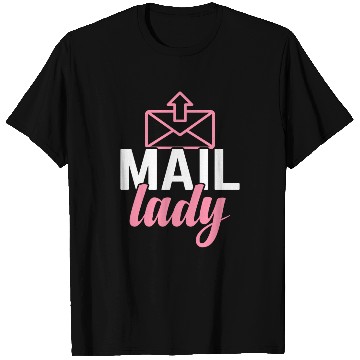 Discover Mail Lady Postal Service Postman Worker T Shirts