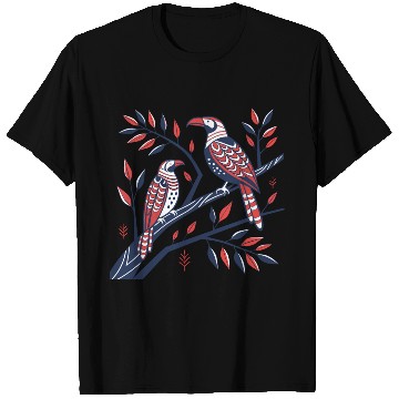 Discover birds T Shirts