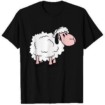 Discover Sheep Baby Standing Cute Lamb Child Cool Comic T Shirts
