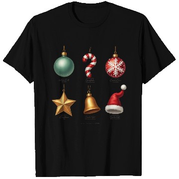 Discover Christmas Ornaments Collection Art T Shirts