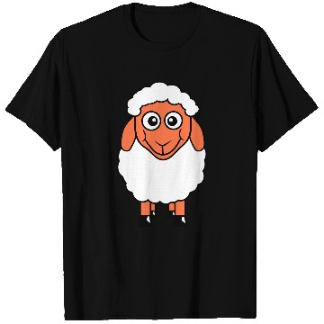 Discover Sheep Baby Standing Cute Lamb Child Cool Comic Fun T Shirts