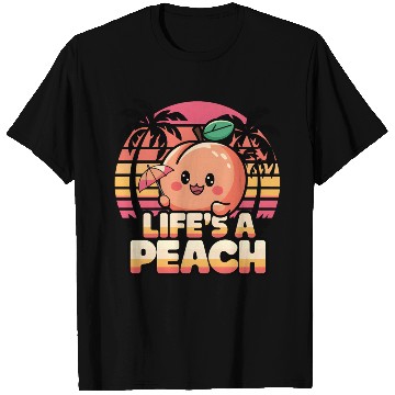 Discover Life's a Peach | Cute Peach Design T Shirts