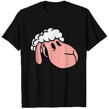 Discover Sheep Face Head Cute Sweet Little Lamb Cool Comic T Shirts