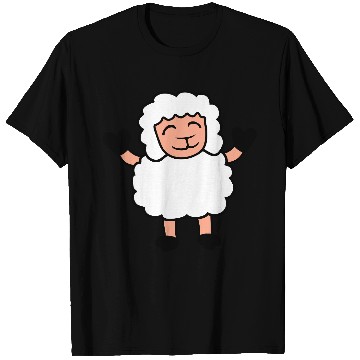 Discover Sheep Baby Standing Cute Cute Lamb Child Happy Fun T Shirts