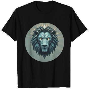 Discover Geometric Power Lion T Shirts