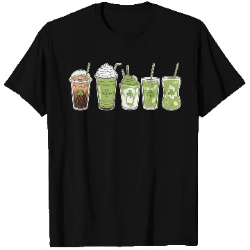 Discover Coffee Latte Green Cute Irish St Patrick's Day T Shirts