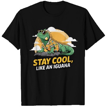 Discover Fun and Colorful Iguana Art for Reptile Lovers T Shirts
