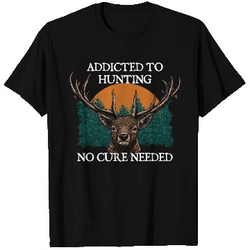 Discover Funny Hunting No Cure Nerd Hunter Weird T Shirts