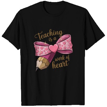 Discover Coquette Pencil Teacher Valentine Coquette Bow T Shirts
