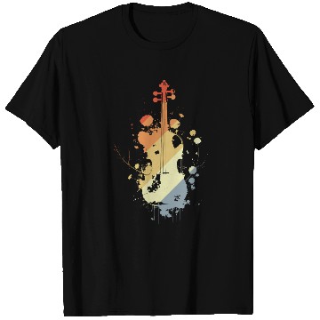 Discover Violin Retro Style T Shirts