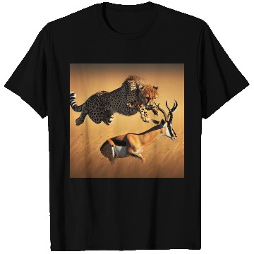 Discover Cheetah on the Hunt T Shirts