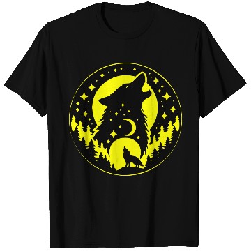 Discover Night Time Wolf LIKE US ON FB #USAPatriotGraphics T Shirts