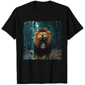 Discover Angry lion T Shirts