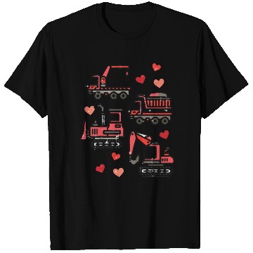 Discover Valentines Construction Trucks Boys Kids Toddler T Shirts
