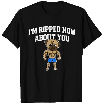 Discover Im Ripped How About You Funny Workout Humor Gym T Shirts