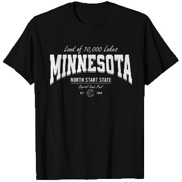 Discover Minnesota Land of 10,000 Lakes T Shirts