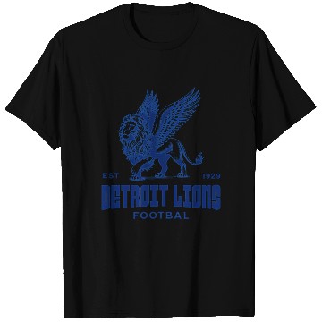 Discover Detroit football T Shirts