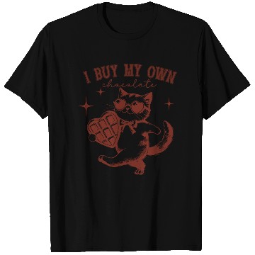 Discover Funny Chocolate lover Cat Owners Gift T Shirts