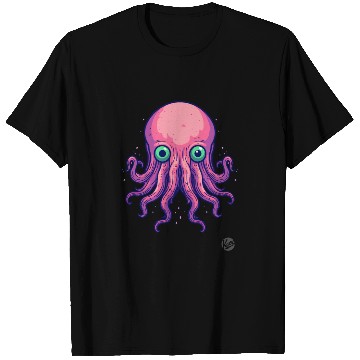 Discover Colorful Cartoon Kraken Octopus T Shirts