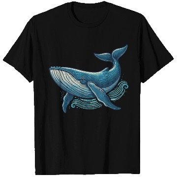 Discover Blue Whale T Shirts