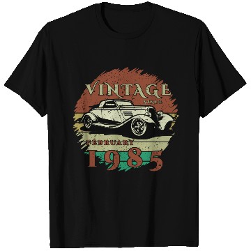 Discover 40th birthday Classic Car - Vintage since 02/1985 T Shirts