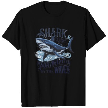Discover The Great Predator Shark T Shirts