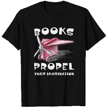 Discover Books Propel Your Imagination Sketchy Airplane T Shirts