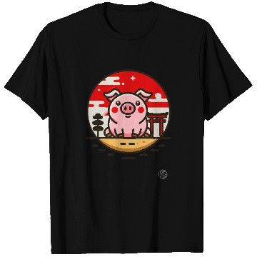 Discover Pig in Japan - Cultural Adventure T Shirts