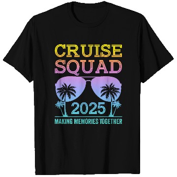 Discover Cruise Squad 2025 - Ultimate Vacation Vibes T Shirts