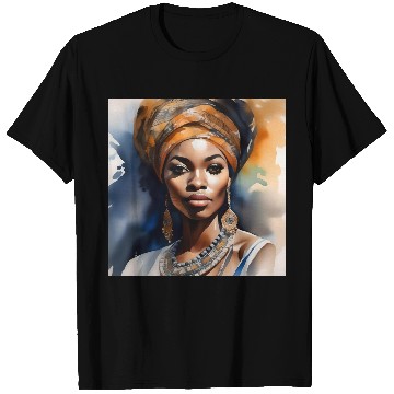 Discover African Woman Portrait F T Shirts