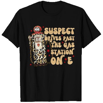 Discover Funny Gas Station Leopard Print Design T Shirts
