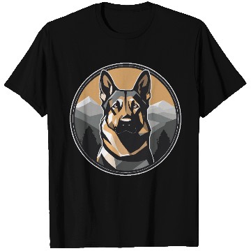 Discover German Shepherd in Nature T Shirts