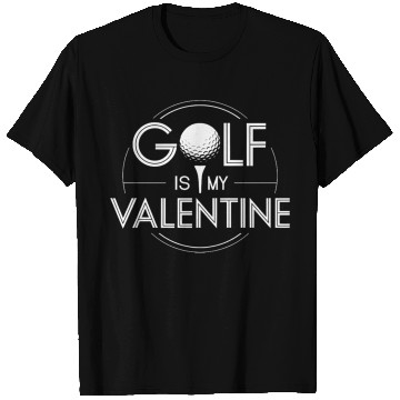 Discover Golf is my Valentine T Shirts
