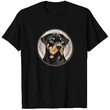 Discover Majestic Rottweiler in Classic Style T Shirts